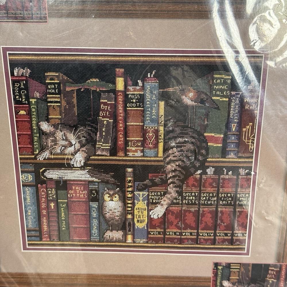 Dimensions Frederick the Literate Cat Counted Cross Stitch Kit 35048 Wysocki NEW